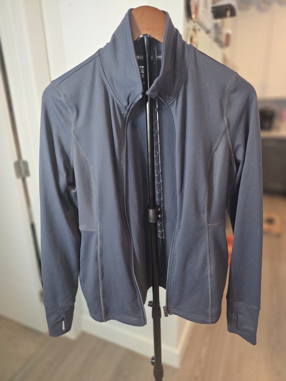 Men's Charcoal Gray Lightweight Full-Zip Jacket